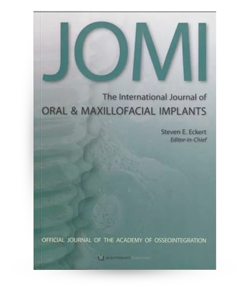 The cover of JOMI, The International Journal of Oral & Maxillofacial Implants